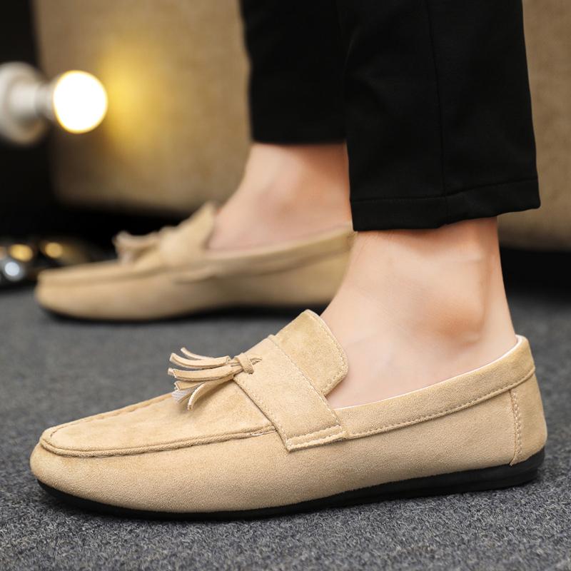 Tassel Man Moccasins Large Size 45 46 Penny Loafers Men Casual Shoes Lightweight Slip On Men's Flats Fashion Male Driving Shoes
