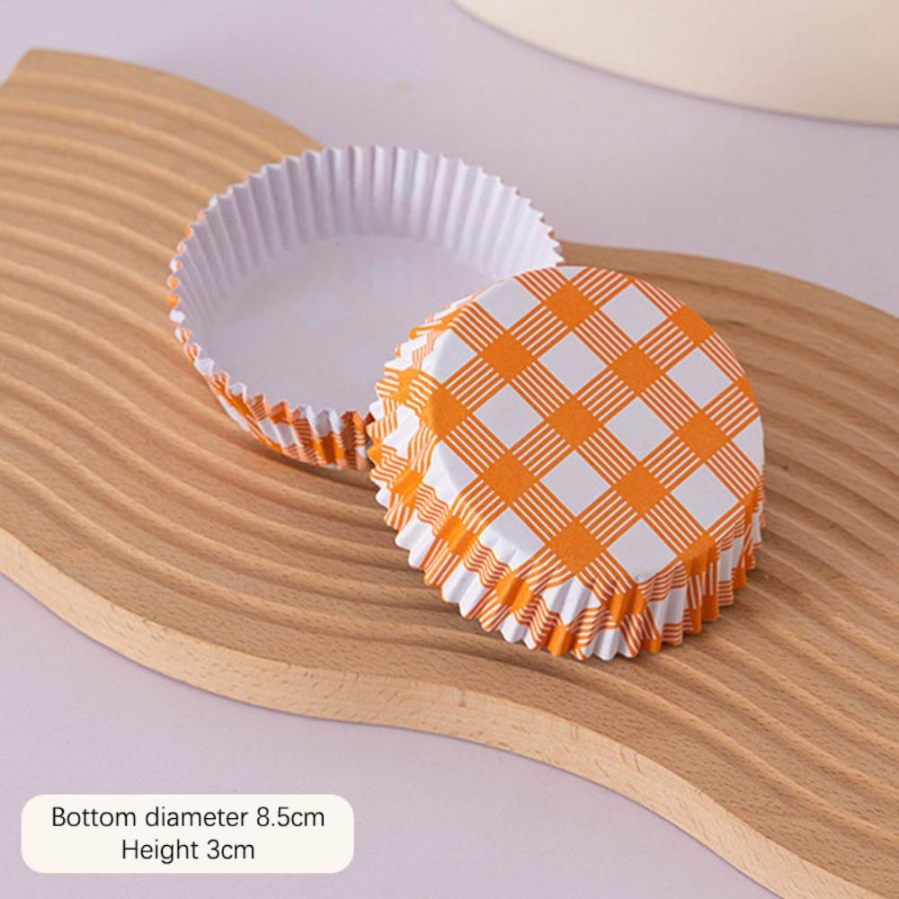 100Pcs Oil-proof Cake Base Trays Disposable Baking Cups Cupcake Liners  for Birthday Party Decor