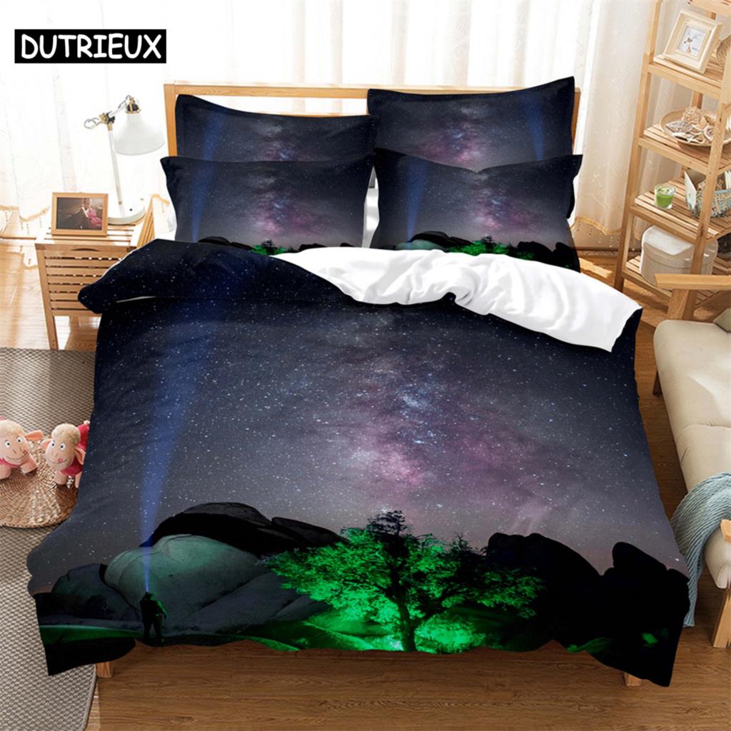 

Aurora Bedding 3-piece Digital Printing Cartoon Plain Weave Craft For North America And Europe Bedding Set Queen (135x200cm)&set