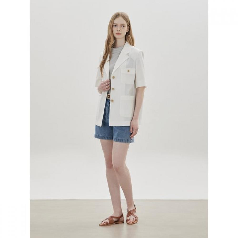 Cc Collect. Half Sleeve Out Pocket Point Jacket C262msf039