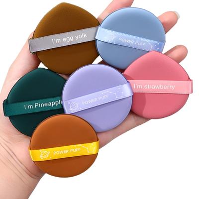 Round Shaped Double Sided Air Cushion Powder Puff Wet Dry Dual Use Makeup Sponge No Powder Absorption Cosmetic Puff for Makeup