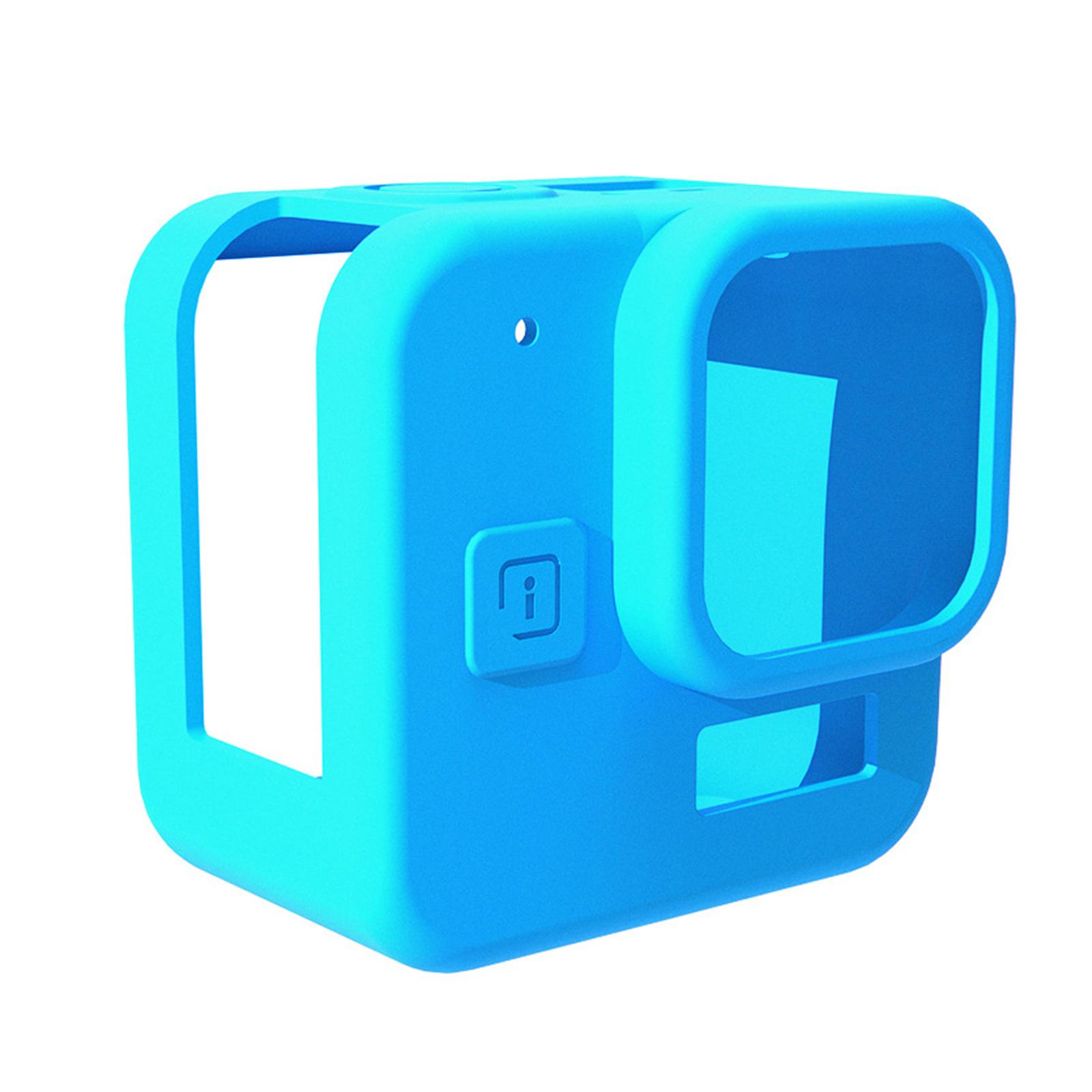 

Силиконовый чехол для экшн-камеры GoPro Hero 11, пылезащитный силиконовый защитный чехол, устойчивый к падениям и ударам синий