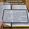 1PC 3x Card Magnifying Glass Portable Transparent PVC Magnifying Glass