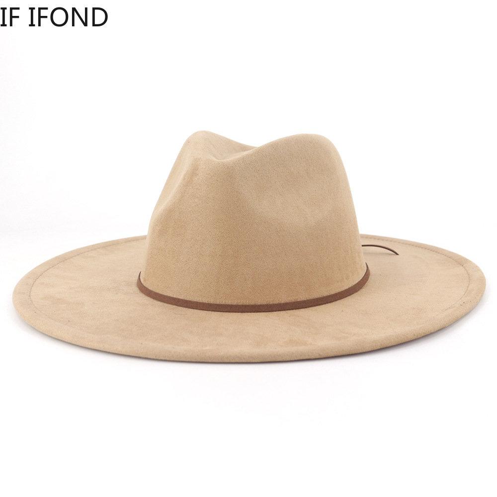 Fascinators Pink Fedoras Hat For Women's Elegant Lady Wedding Party Dress Hats 9.5CM Wide Brim Panama Jazz Cap