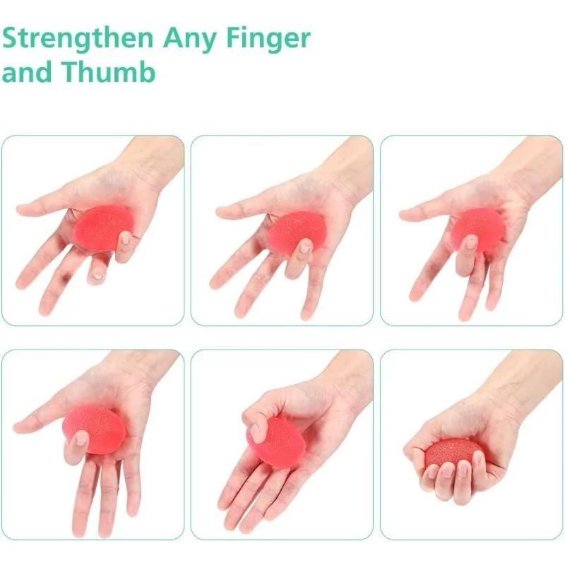 Xiaomi Hand Grip Strength Training Expander Adults Kids Gym Fitness Finger Exerciser Wrist Rehabilitation Stress Relief Silicone Ball