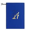 2027 Daily Planner with Monthly And Annual Schedule, A5 Thick Ink-proof Paper Portable Office Stationery Agenda Notebook, Durable PU Leather