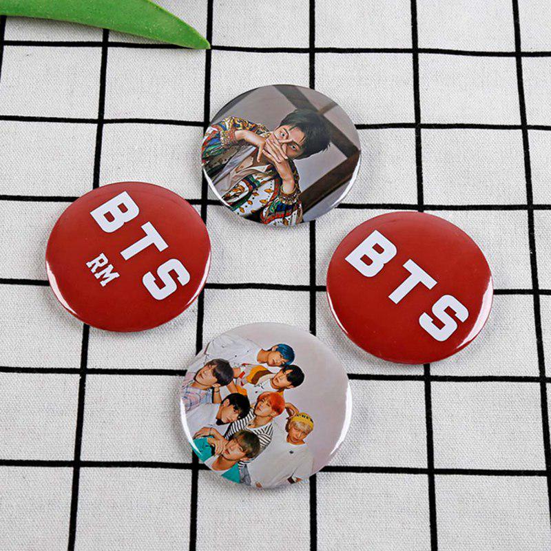 Okrągły znaczek na zdjęcie BTS, okrągły plecak na ubrania