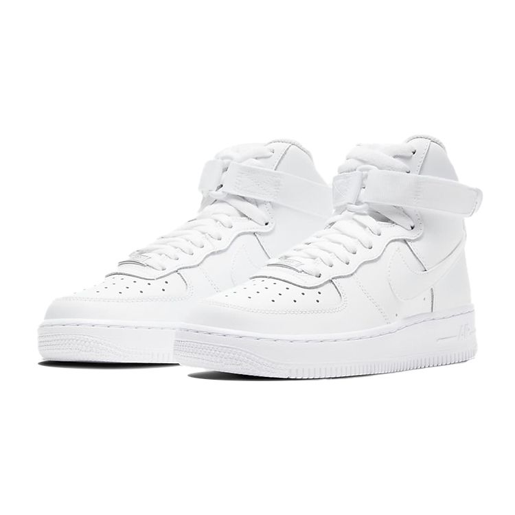 Nike Air Force 1 High LE GS Triple White Kids Sneakers DH2943-111