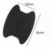 Carbon Fiber Car Door Handle Protective Stickers, 4pcs
