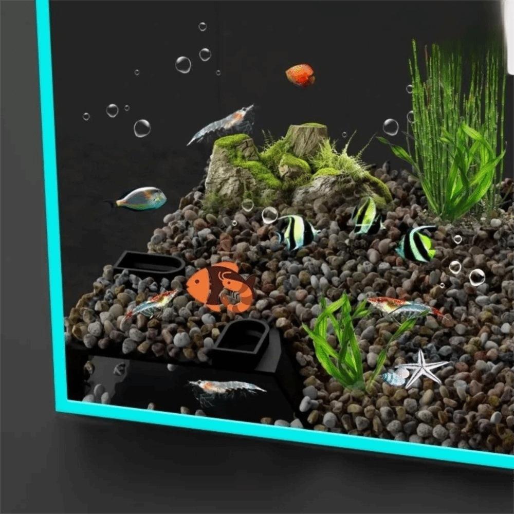 Tunnel Structure Small Fish Shrimp Concealed Room Hideouts  Suitable for 20-60cm Wide Aquarium