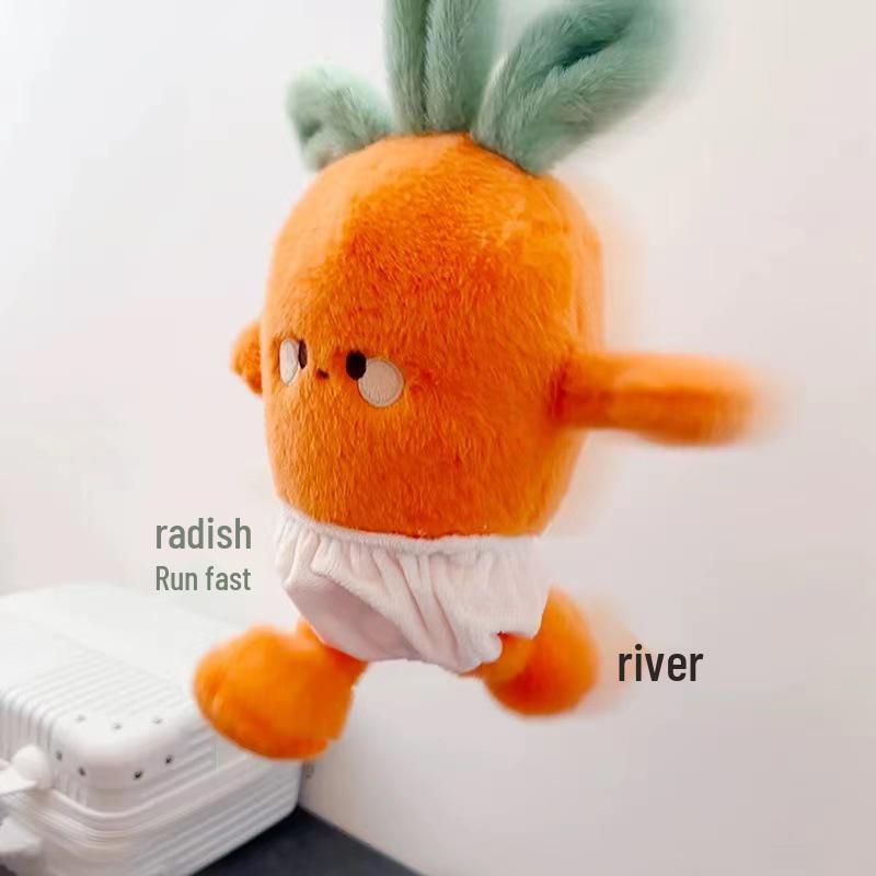 

Carrot Run Plush Toy: Cute Carrot Doll & Comfy Pillow Gift for Women 40cm