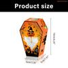K1AE 12Pcs Halloween Tombstone Gift Boxes 16x6x5CM Paper Cookie Candy Packaging Boxes