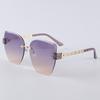Sunglasses Women'S Sunglasses Big Face Thin Anti-Ultraviolet Sun Protection Driving Men'S And Women'S Sunglasses