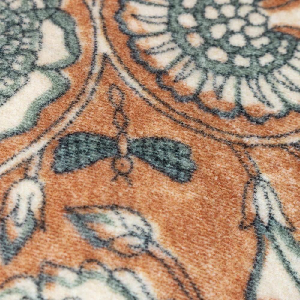 Paoletti Salisa Cotton Velvet Floral Cushion Cover