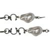 Natural Beauty Baroque Pearls Asymmetric Earrings Featuring Spikes Accents Perfect for Daily Use In Sturdy Alloy