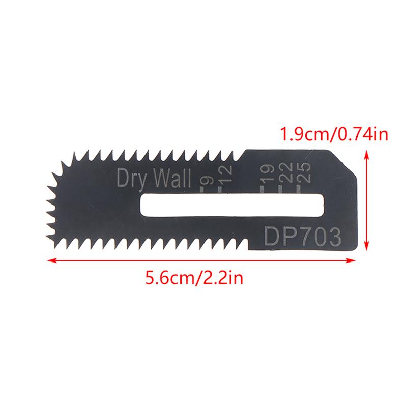 Drywall Cut-Out Saw Blades For Cordless Cut-Out Saw, Cuts Drywall Up To 1-3/16Inch Thick (Depth Markings)