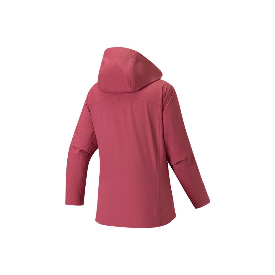 Anta X National Geographic Outdoor Series Solid Color Zipper Versatile Hooded Casual Water-Resistant Jacket Women Jackets 162546604-3