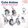 Decorative Acrylic Keychain Charm for Bags, Backpacks, Keys and Purse Accessories