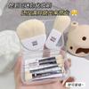 Mini Portable Set of 6 Brushes, Beginner Soft Animal Hair Eyeshadow Brush Blush Brush Makeup Brush Set