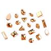 Golden Shadow Various Shape Sewing Beads for Garment Decoration