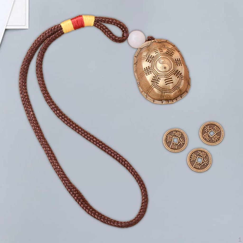 Mini Turtle Shell Figurine Pendant Good Luck Keyring Accessories Creative Small