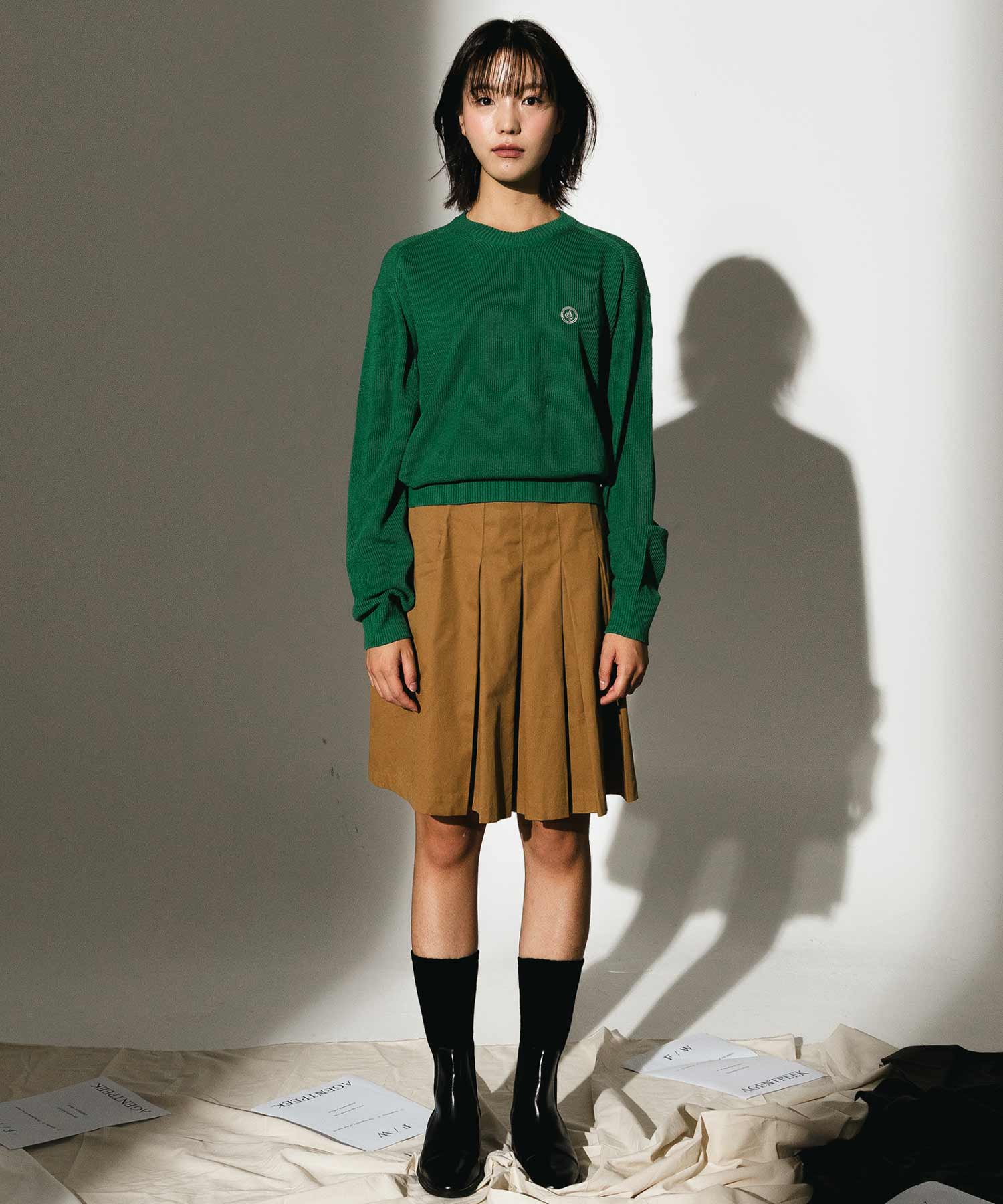 Agent Pick Agp Acrylic Round Knit (W) Green 1