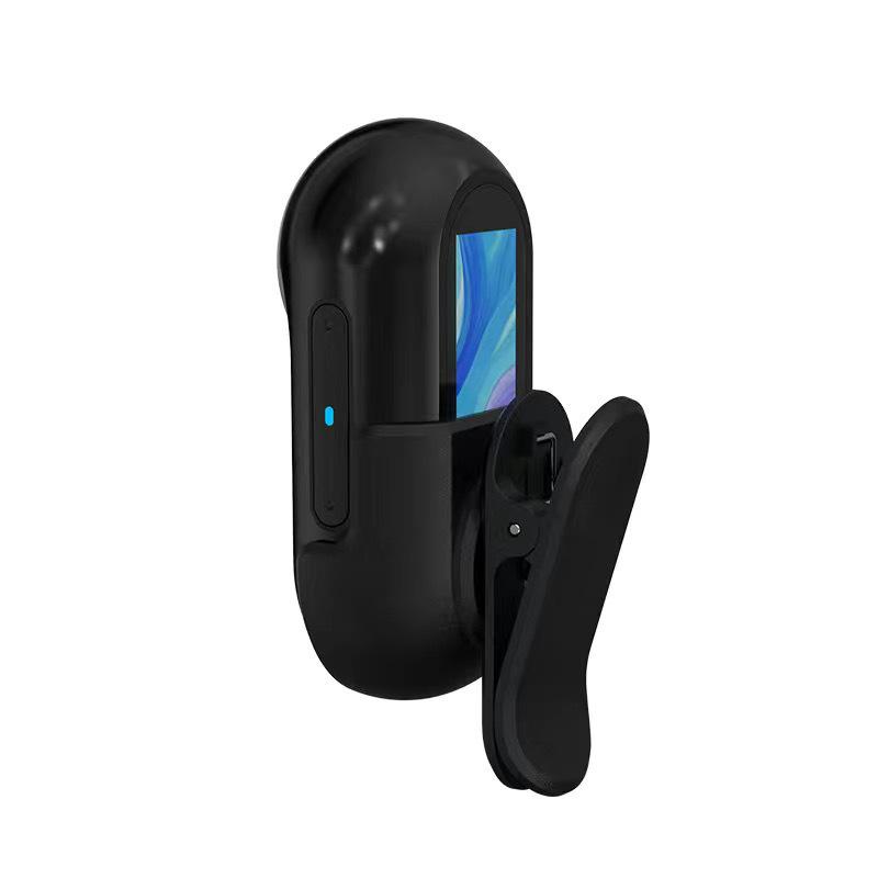 1080P HD Anti-Shake Thumb Action Camera with Lapel Clip for Cycling, Pets, Vlogs & More