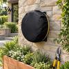 Outdoor Garden Organization Equipment Hose Reel Cover for Wall Mounted Holder, Heavy Duty Durable Stand Protector Oxford Fabric Cover, Waterproof