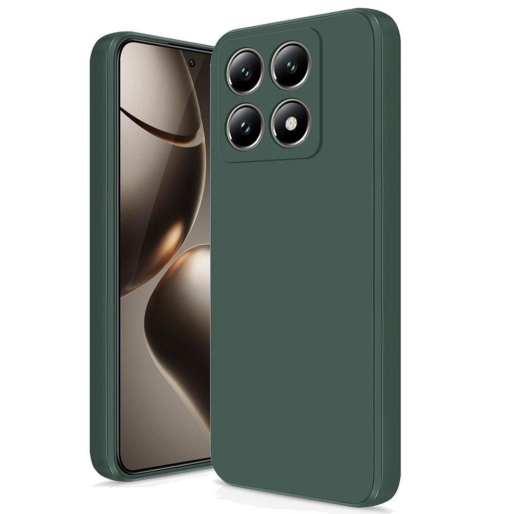 Luxury Square Silicone Soft Case For Xiaomi Mi 15 14 14T 13 13T 12 12T 12X 12S Pro Lite Ultra Matte Candy Color Cover Shockproof