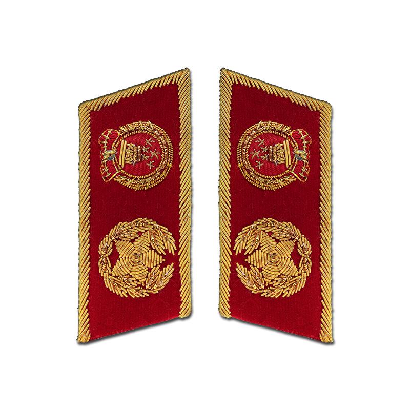 Washable Silk Metal Wire Aviation Shoulder Boards for Security Uniforms - Suitable for China Eastern and Hainan Airlines