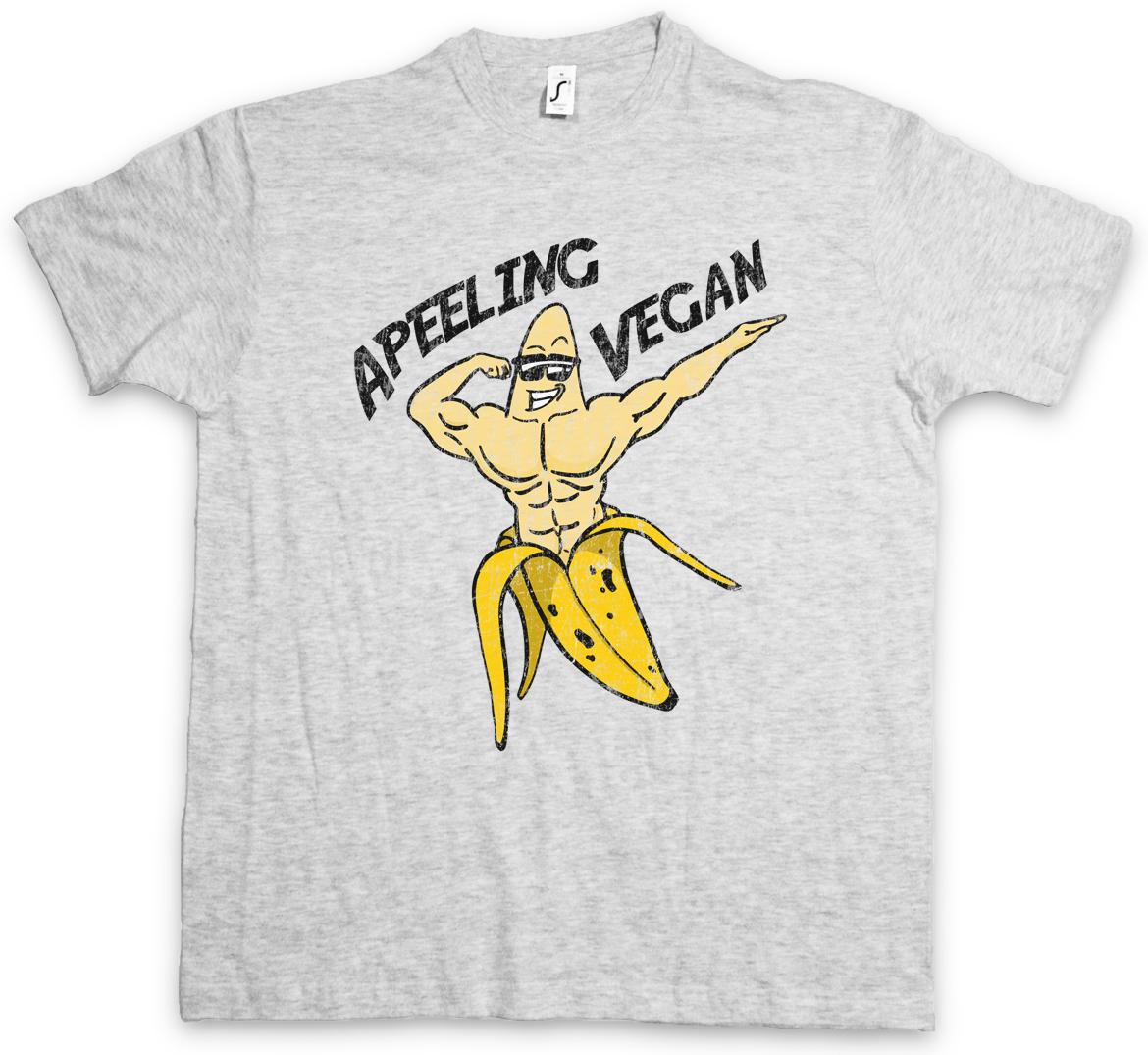 APEELING VEGAN T-SHIRT – Banana Vegan Food Vegetarian Animals Welfare XXXL