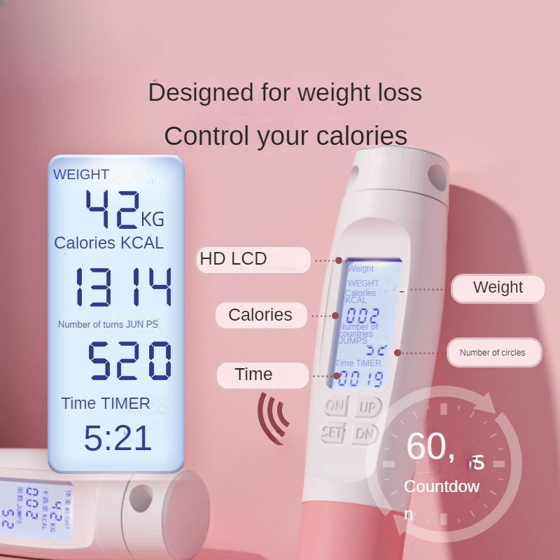 Counting Skipping Rope Fitness Weight Loss Sports Male Professional Fat Burning Weight-bearing Primary School Entrance Examination Rope