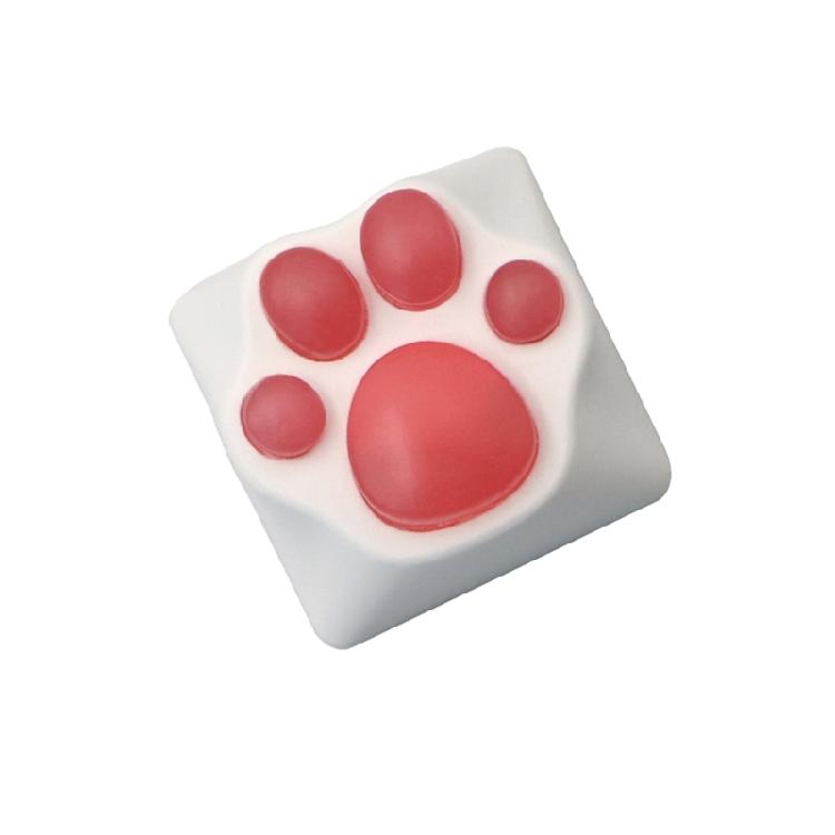 

CatPaw Keycap Silicone for Soft and Comfortable Typing Experience Adds Personalizeds Touch to Keyboards рожевий червоний колір