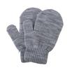30 Pairs Toddler Winter Stretch Mittens, Solid Color Warm Kids Knit Gloves,