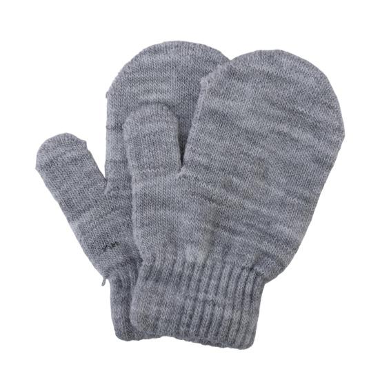 30 Pairs Toddler Winter Stretch Mittens, Solid Color Warm Kids Knit Gloves,