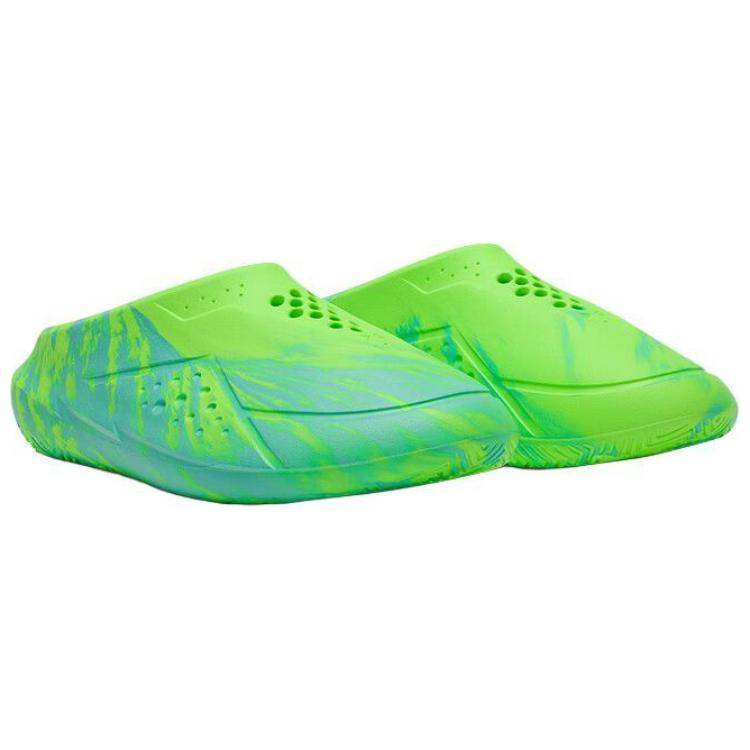Under Armour Slip Resistant Closed Toe Slippers Unisex Neon Green 3028394-389