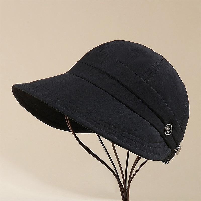 Quick-drying the same sun hat children's versatile duck tongue bucket hat street shot tide show face small sun protection sun hat