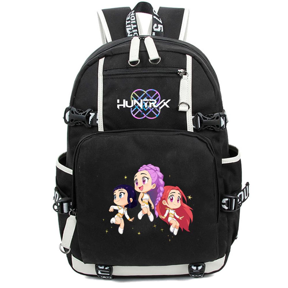 Anime K-Pop Demon Hunters Backpack Large Capacity Bookbag Laptop Unisex Student Boy Girl School Bag Large Capacity Travel Outdoor Bag Kid Gift Mochila