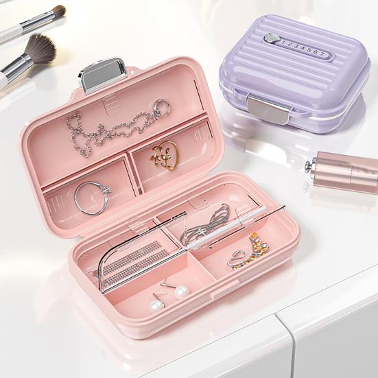 xiaobudian 7 Compartments Pill Box, with Sealing Ring And Lock Buckle, Waterproof Double-Layer Medicine Organizer, for Travel Daily Use