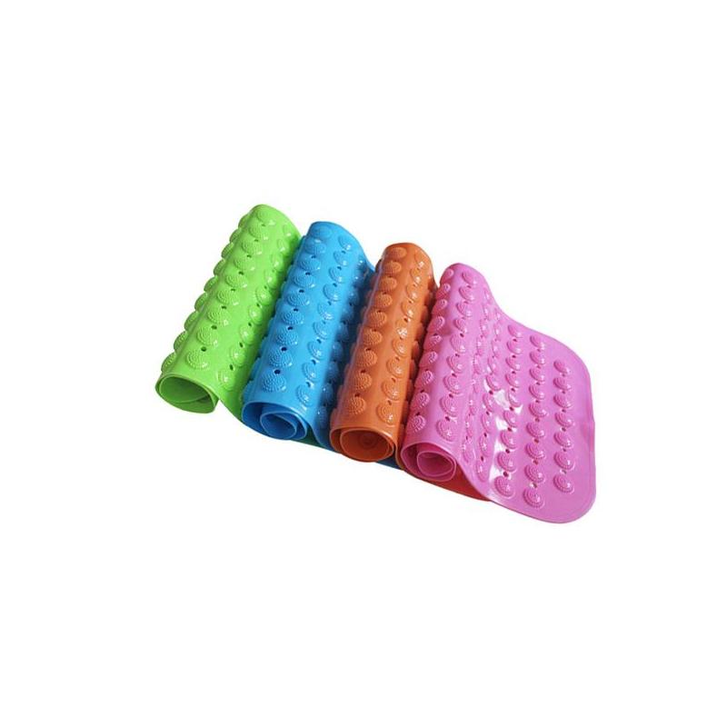 Aqua Suction Grip Rubber Bath Mat with Cosy Bubble Foot Grip