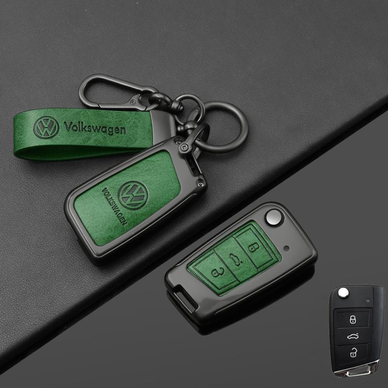 

For VW TPU Car Remote Key Case Cover Protector Shell For VW Volkswagen Golf 7 MK7 Tiguan MK2 T-roc T-cross Auto Keychain Acces