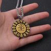 Vintage Round Tree of Life Viking Rune Pendant Necklace Charm Men'S Necklace Fashion Hip Hop Punk Accessories Jewelry