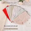 Women's Spring and Summer Nude Skin Friendly Soft Breathable Light Plastic Belly High Waist Triangle Briefs