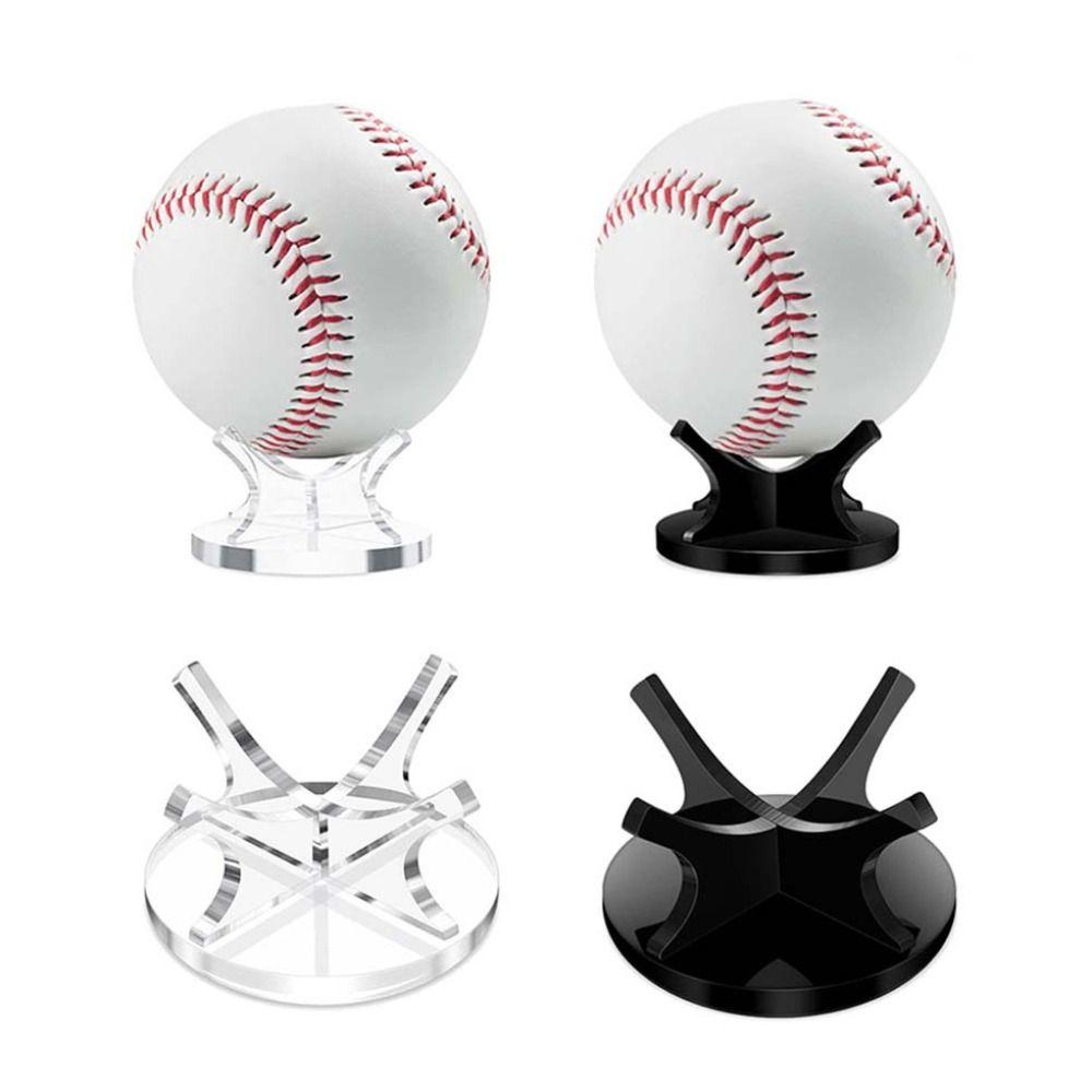 Acrylic Basketball Stand Display Transparent Golf Balls Holder Baseball Display Rack  For Memorable