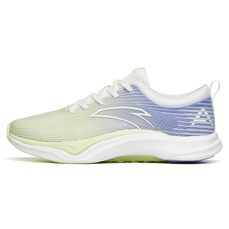 

New Anta Four Generations Of Hydrogen Running Slip Resistant Low Top Running Shoes Women s Yellow Purple 122225541-1 35.5