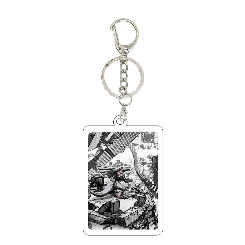 Ptcg Pocket 5cm Anime Fashion Squirtle Bulbasaur Psyduck Cartoon Diy Acrylic Action Keychain Backpack Pendant Accessories Charm