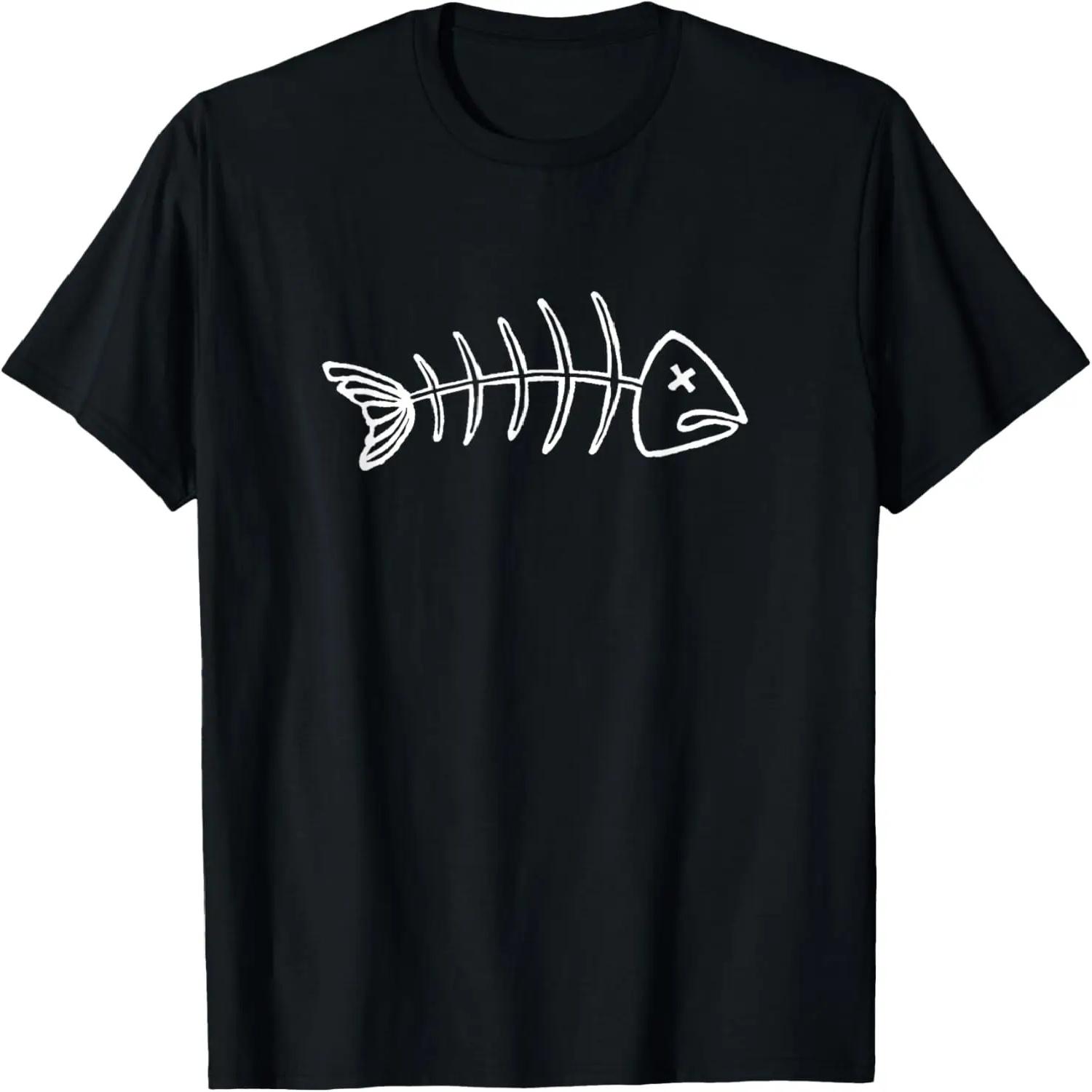 Fish Skeleton T-Shirt S