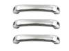 BRIGHTZ Aluminum Assist Set for Jimny Sierra JB74W Compatible with and 74 Grips, Silver, 3-Piece (INT-GRIP-041-3PC) - JB, JB74, B74, Models.
