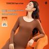 YOUKESHU Women's 100% Cotton Antibacterial Thermal Underwear Set
