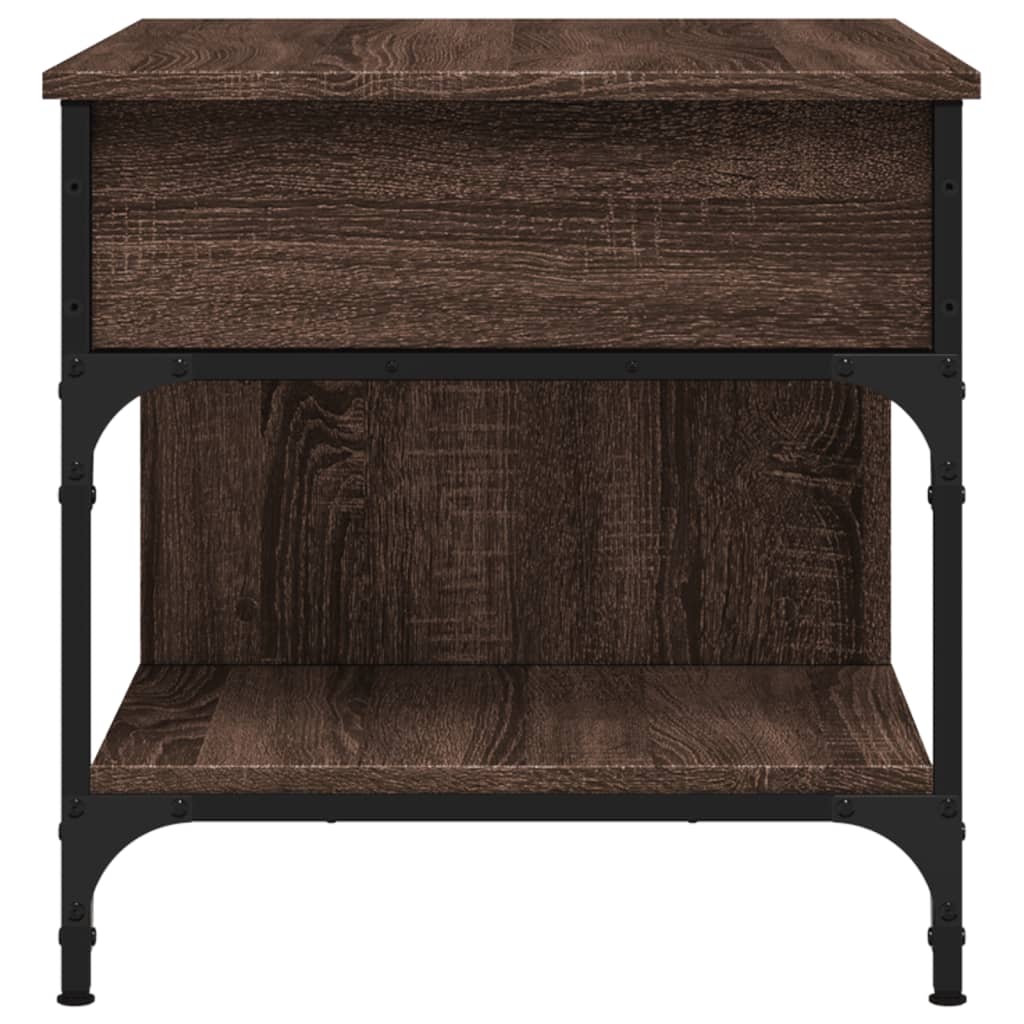 Coffee Table, Brown Oak, 70x50x50 Cm